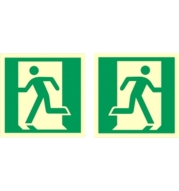 drzwi ewakuacyjne w lewo lub prawo